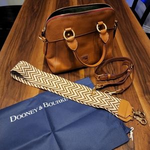 Dooney & Bourke Florentine Cameron Satchel in Natural
